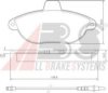 CITRO 425454 Brake Pad Set, disc brake